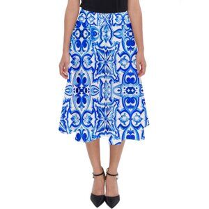 Dolce & Gabbana Inspired Majolica Midi Skirt